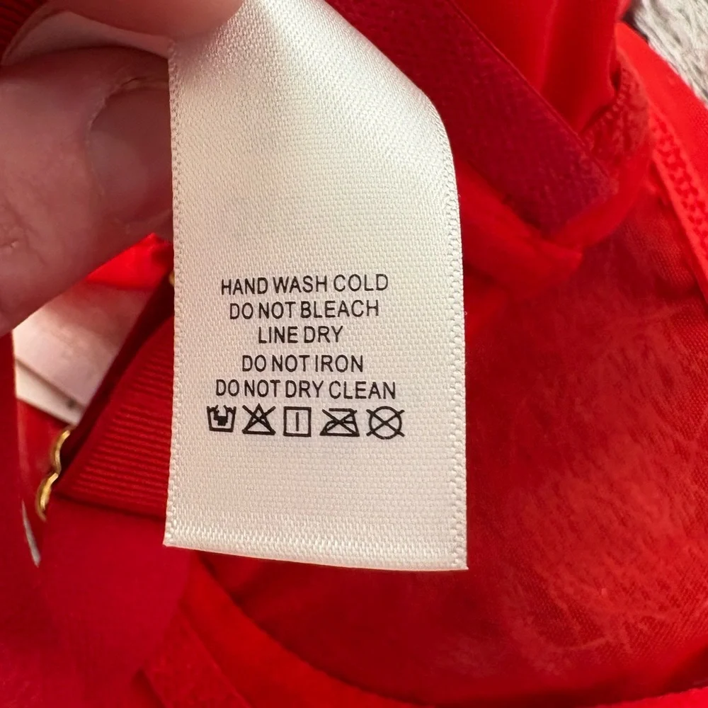 Free People X We are HAH Bra in Blood Orange